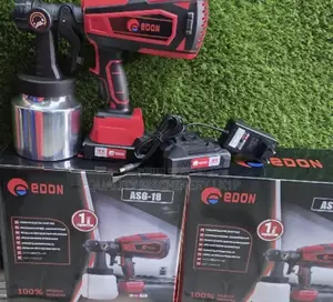 Original Edon Cordless Spraygun 
With 2pcs 18v Batteries Available