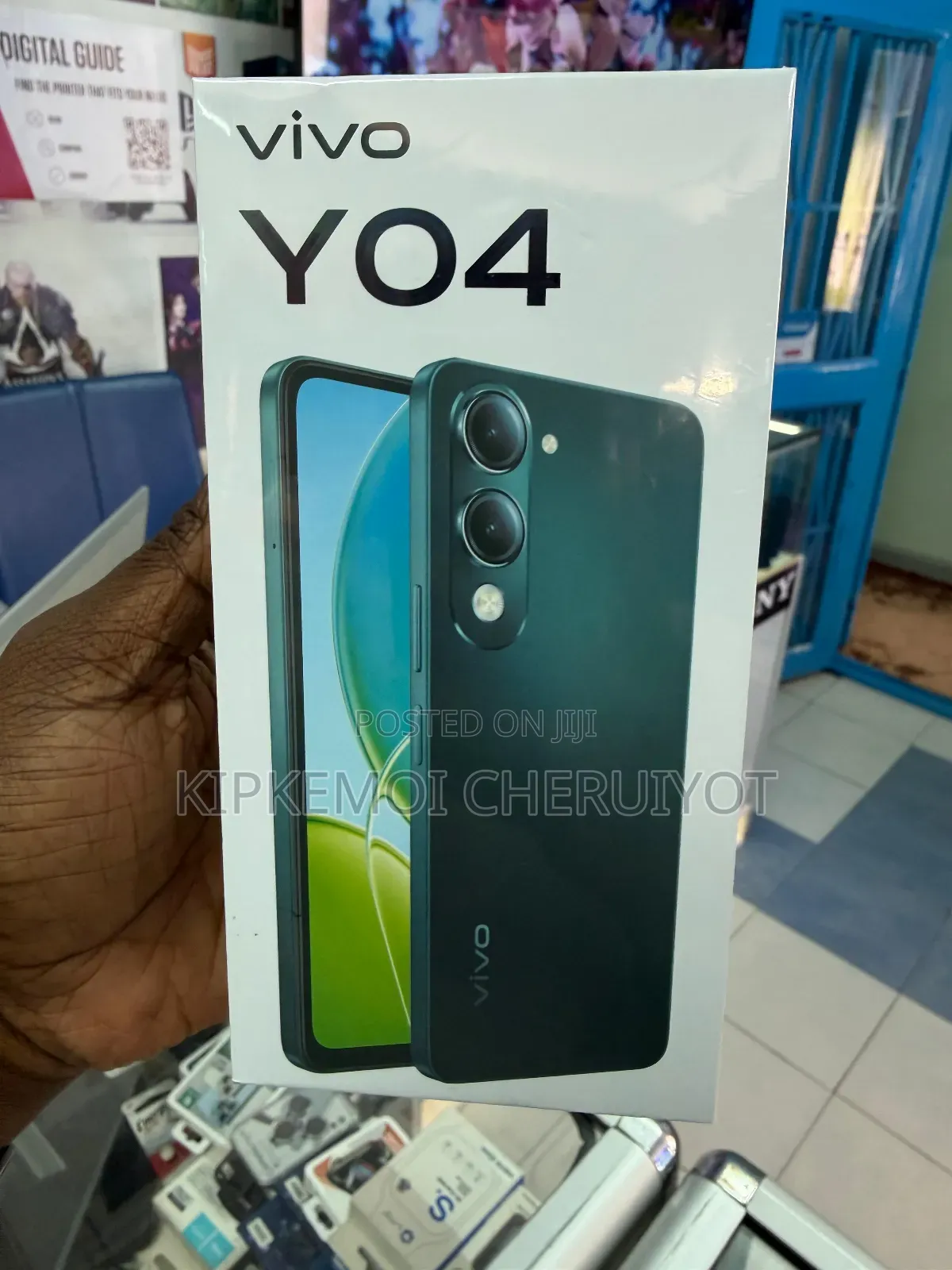 New Vivo Y04 128 GB Silver