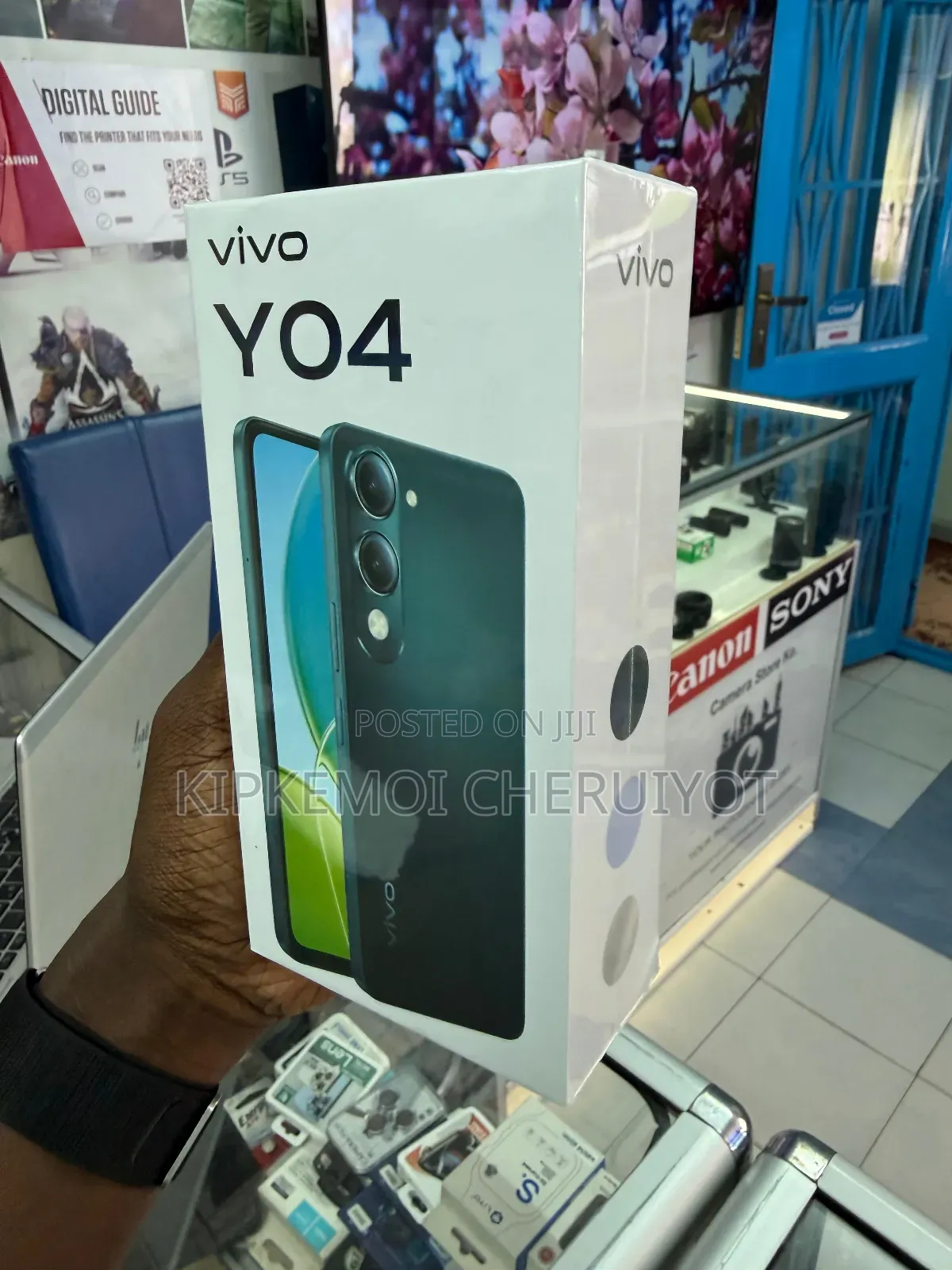 New Vivo Y04 128 GB Silver