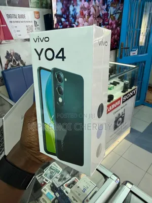 New Vivo Y04 128 GB Silver