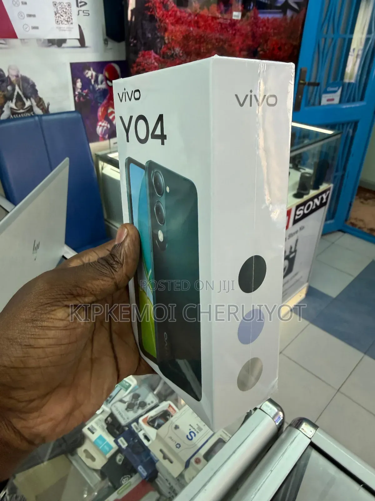 New Vivo Y04 128 GB Silver