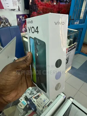 New Vivo Y04 128 GB Silver