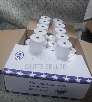 Thermal Paper Roll 80mm X 80mm 50rolls Pure White - thumbnail 2