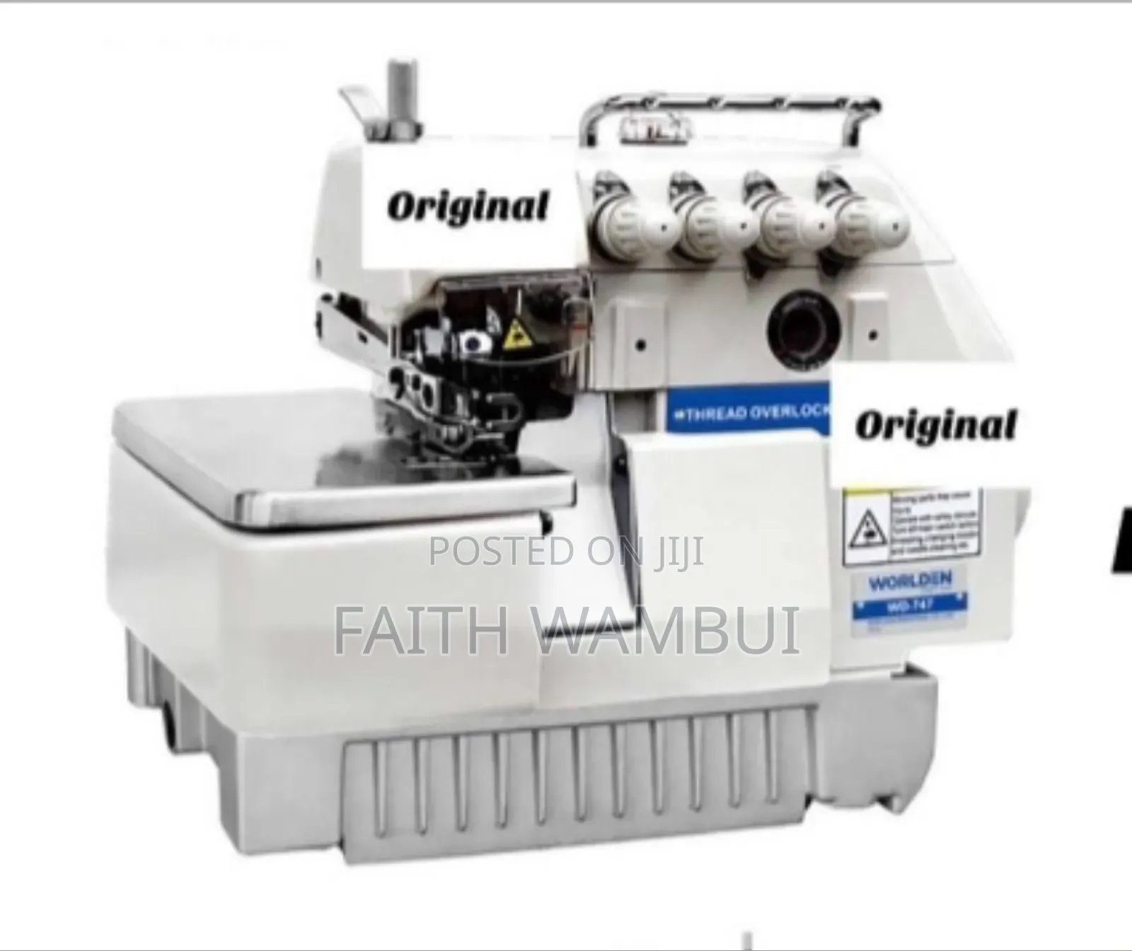 Quality Industrial Overlock Machine Four Thread With Stand and Motor