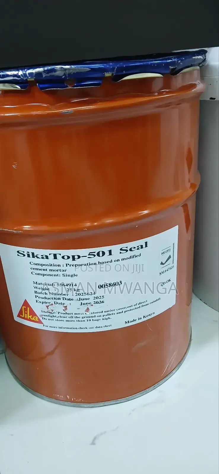 Waterproof Cement/Sika Top 501 Seal