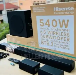540 Watts 6.5" Wireless Speakers Hisense Sound Bar