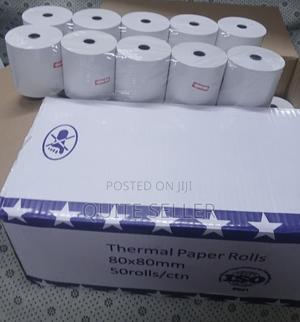 80mm Thermal Receipt Paper Roll 80×80 Flexible Easily Loaded Aligned - thumbnail 2