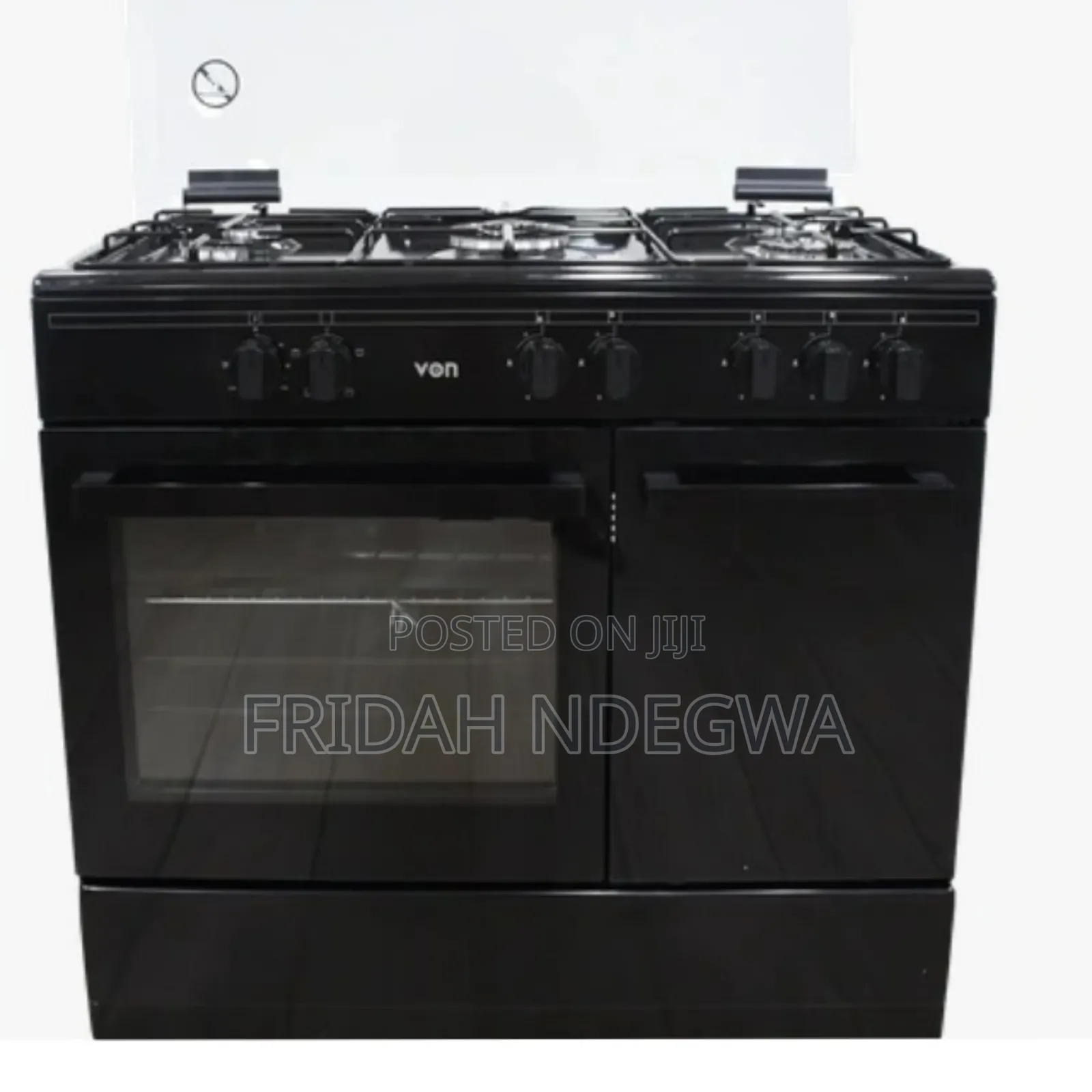 60*90 Von Vcf965031nsk Freestanding Cooker – 5 Gas Burners,