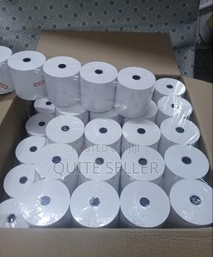 80mm X 80mm Thermal Paper Roll - White Thermal Paper Rolls - thumbnail 2