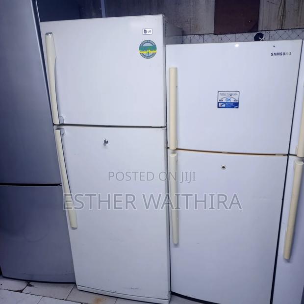 White Lg Double Door Fridge on Sale
