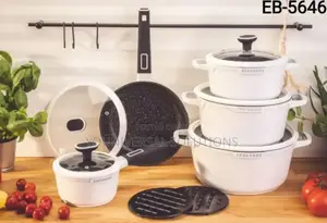 12 Pieces Nonstick Edenburg Cookware Set White