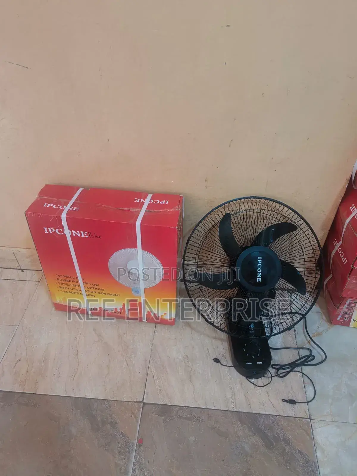 Brand New With Warranty Ipcone Wall Fan