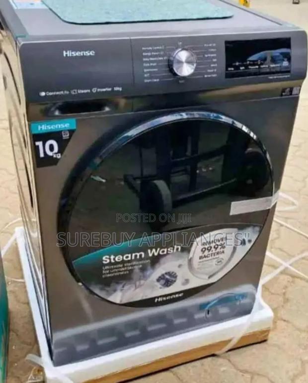 Hisense 10kg Front Load Washing Machine Wfqa1014vjmwt - main view
