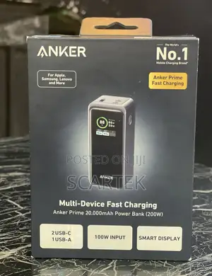 Anker Prime 20000mah Power Bank(200w)