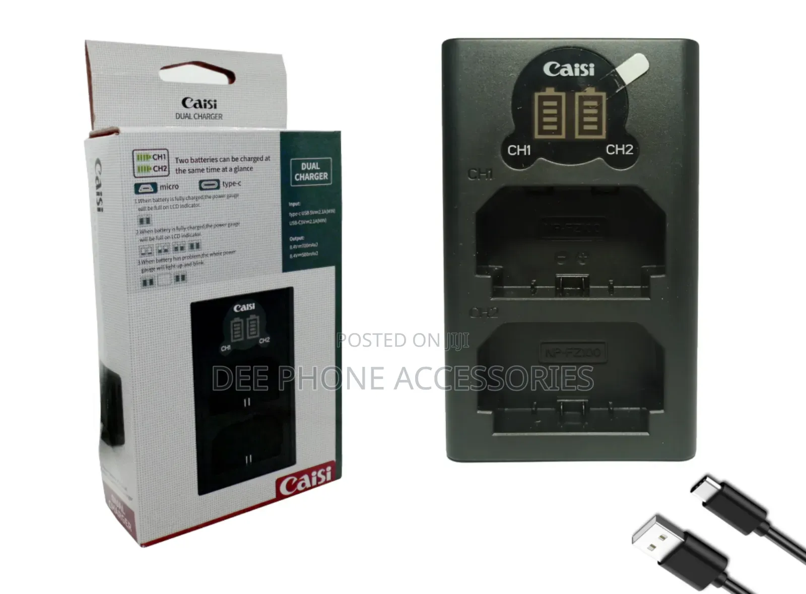 Caisi Cs Np Fz 100 Dual Battery Charger