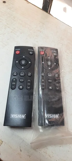 Vision Plus Smart/Android Tv Remote + Free Batteries.