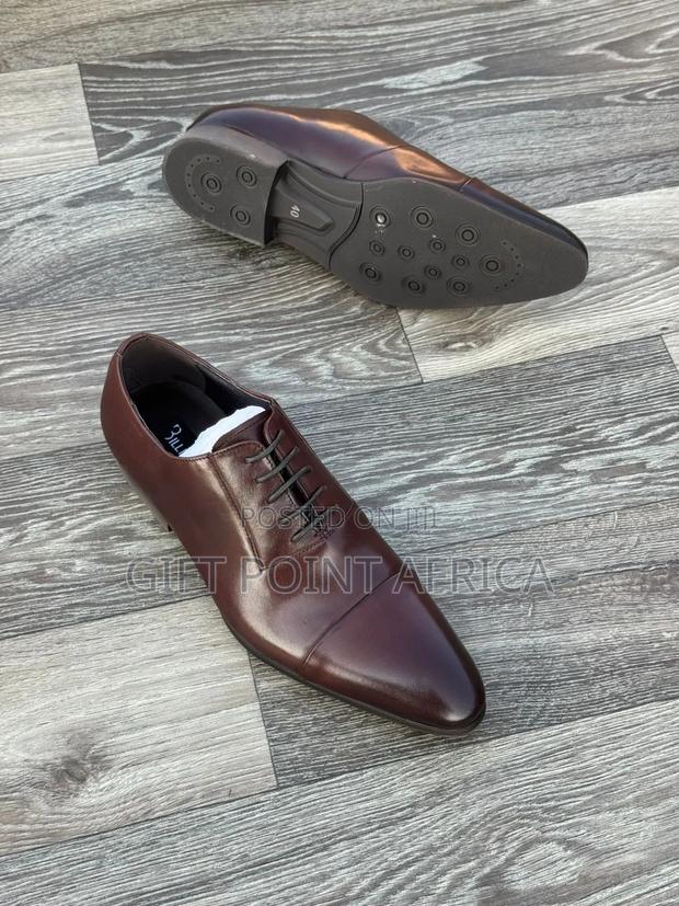 Coffee Brown Leather Officials Billionaire For Men - thumbnail 2