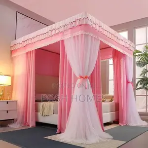 Pink Quality Heavy Duty Mosquito Nets