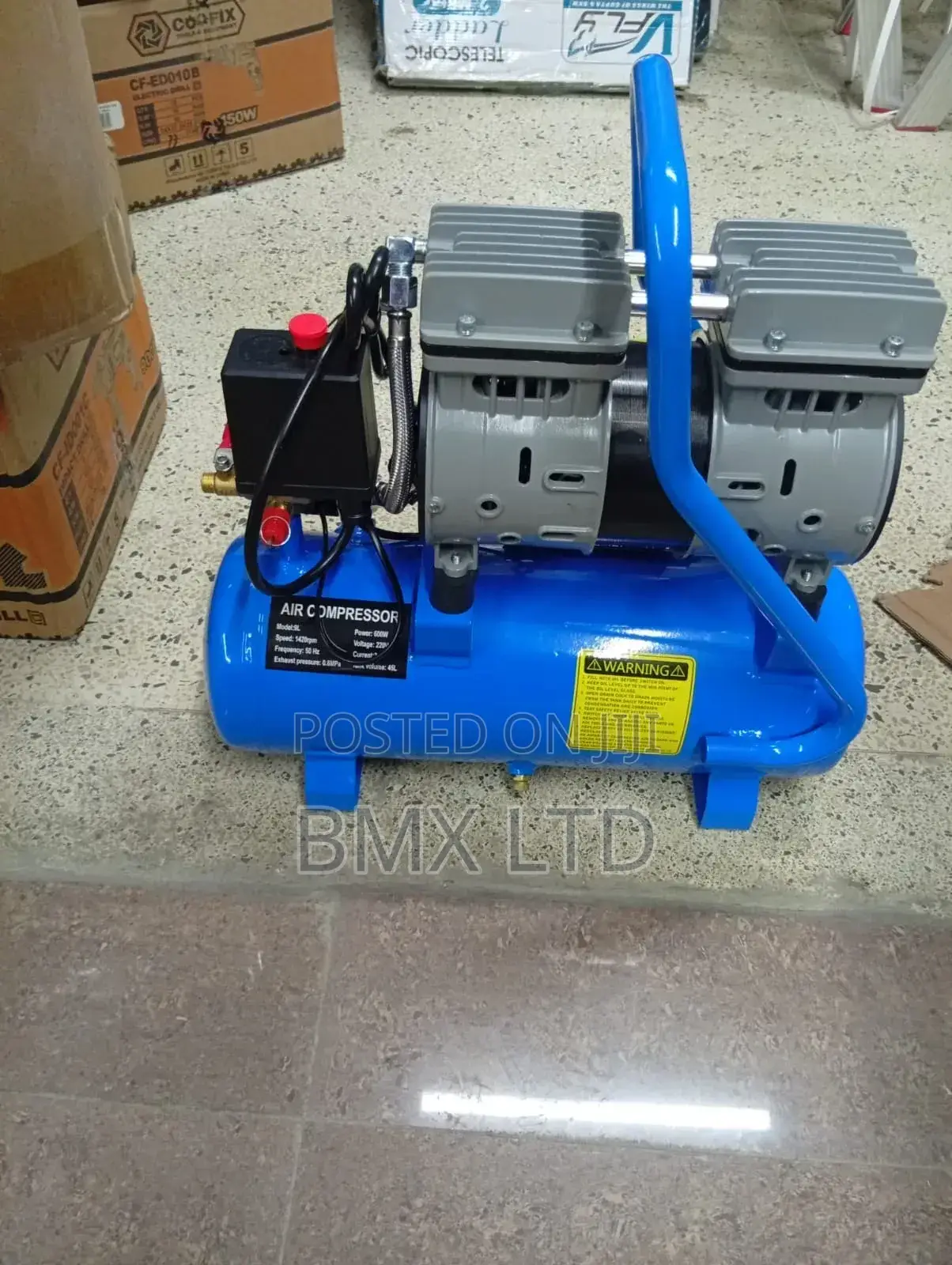 Ultra Quiet Twin Cylinder Air Compressor
