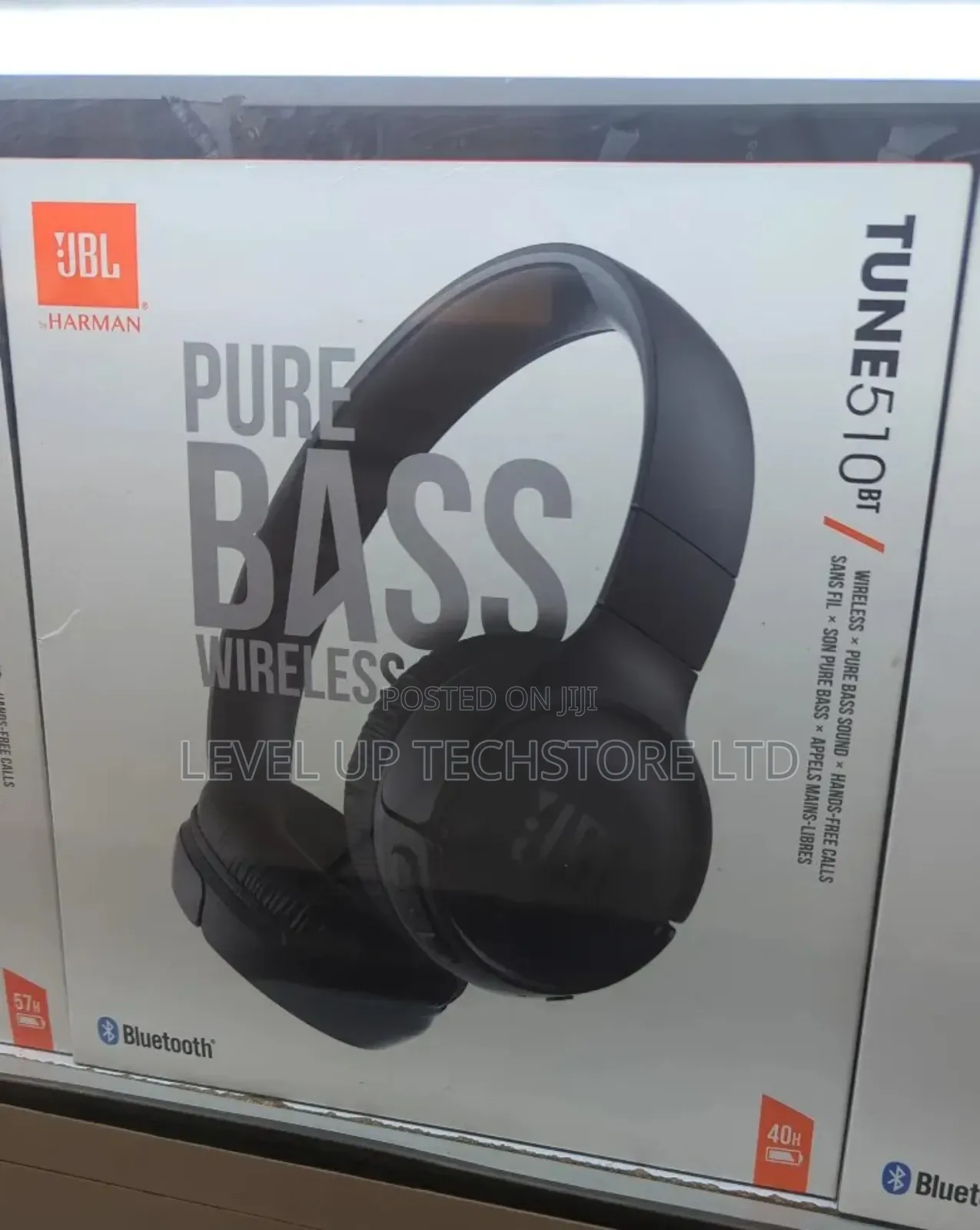 JBL Tune 510bt - Bluetooth Headphones (Black)