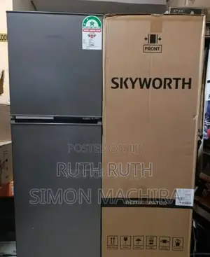 Double Door Skyworth Refrigerator 158litres