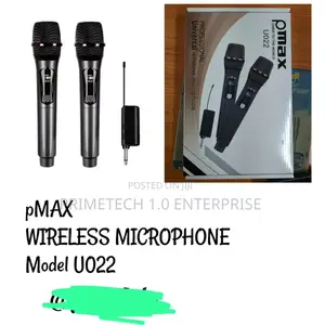 Double Pmax Wireless Microphones