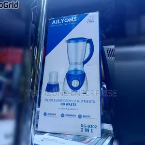 Ailyons Dg-B302 Blender 2 in 1 With Grinder Machine 1.5l Quality 