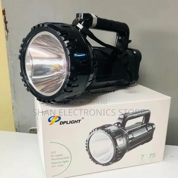 Dp-7045b Abs Plastic Portable Rechargeable High Brightness Flashlight