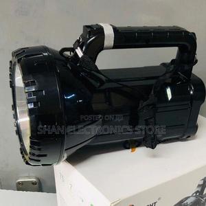 Dp-7045b, Rechargeable Bright Led Torch – 500m Distance (Black, 1pc)