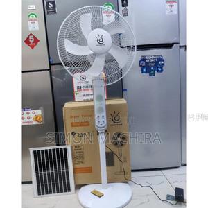 15w Oscillating Solar Fan With Remote - thumbnail 2