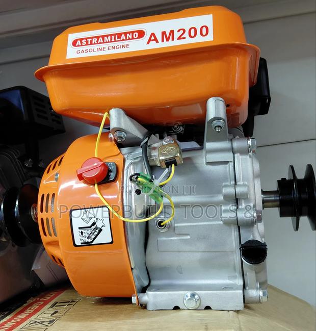 Astramilano Agricultural Engine 7.5hp Petrol Powered With Pulley - thumbnail 4