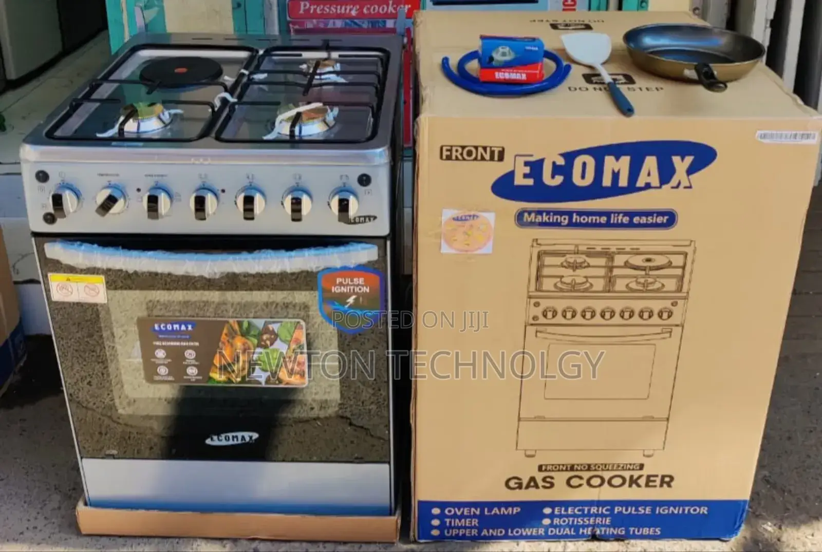 *Ecomax 3+1 60×60, Jet Burners, Rotisserie Lx880