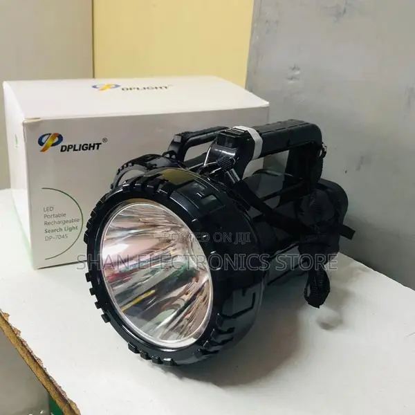 Dp-7045b, Rechargeable Bright Led Torch - Partially Waterproof