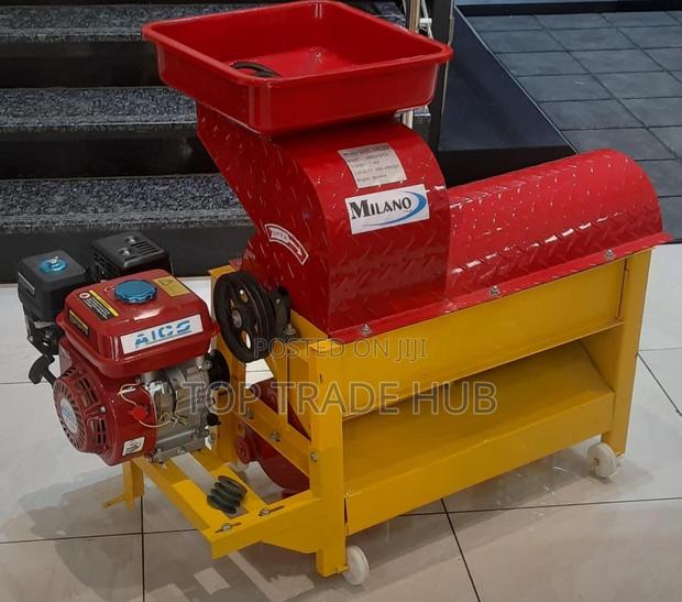 Complete Milano Maize Sheller 4 Tonnes Per Hour 8 Hp Petrol Engine - main view