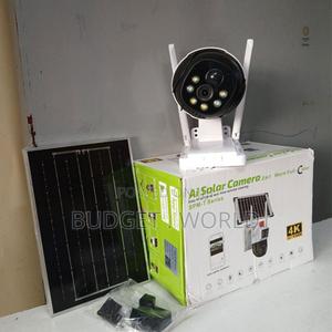 Rechargeable Battery + Solar Panel Dual Lens and Pir Detection Camera