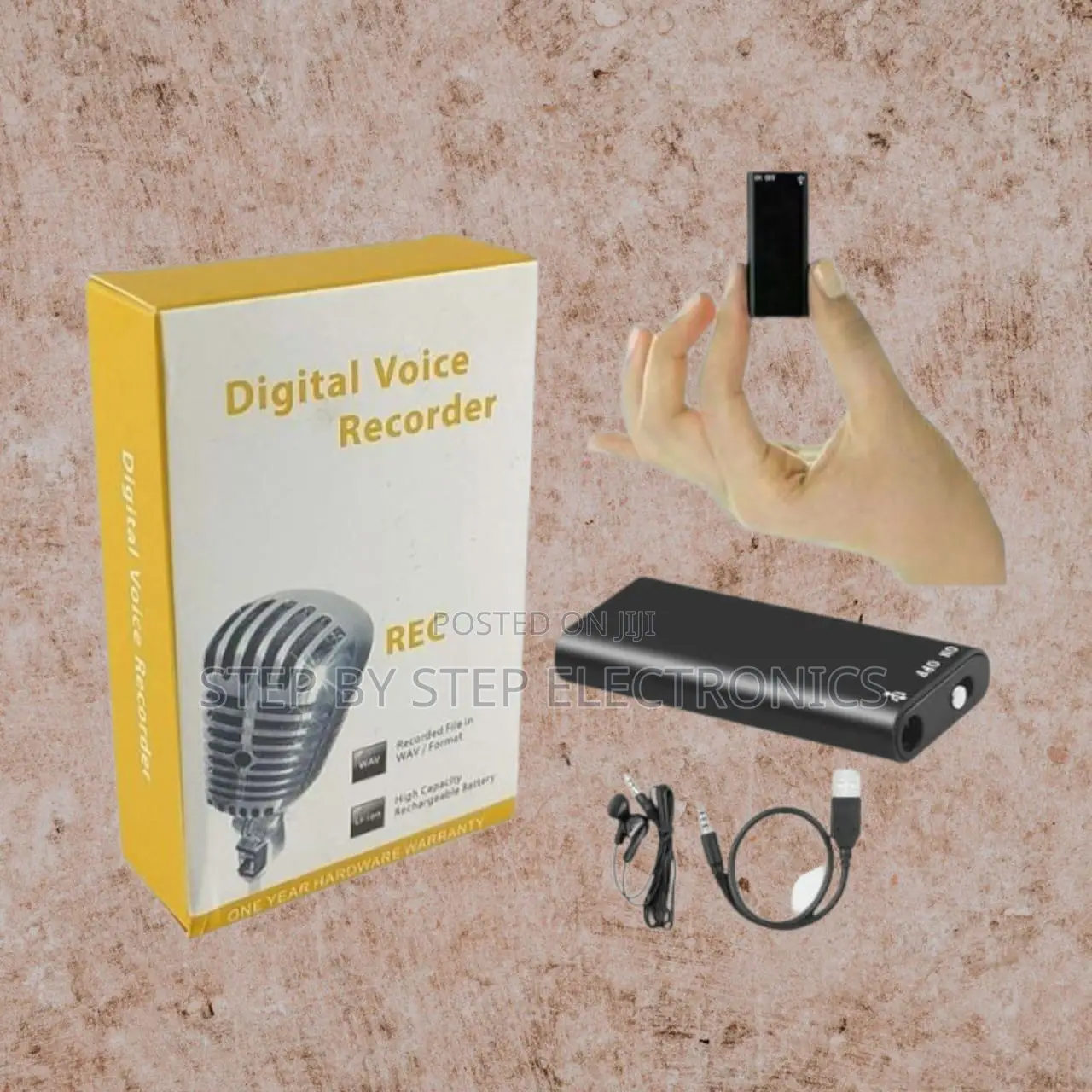 Handheld Portable Digital Voice Recorder With Long Battery Life