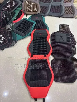1pc Beaded Driver Seat Top Cushion Cover