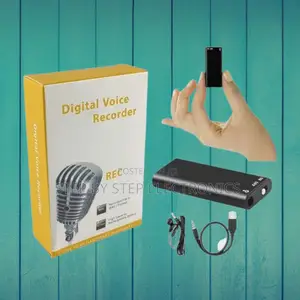 Lightweight Digital Voice Recorder With Built-in Speaker, Mic