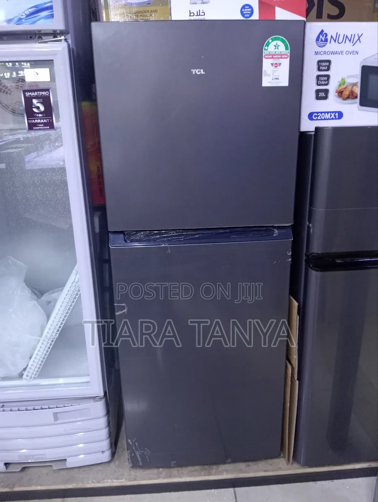 TCL F270tm 207 Litres Double Door Fridge