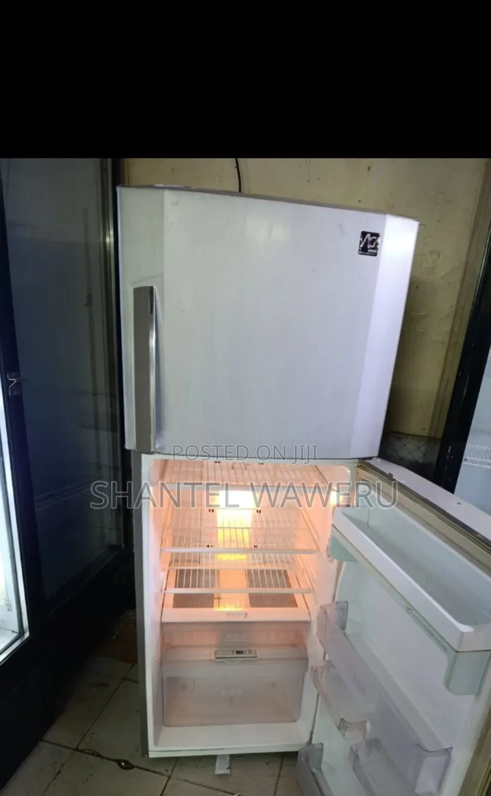230litres Grey Double Door Fridge