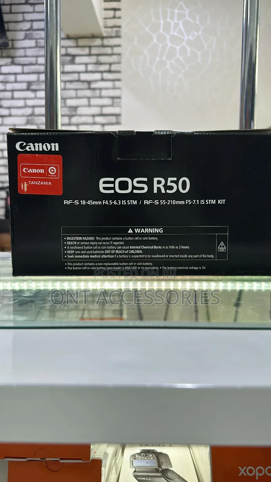 Canon Eos R50 Mirrorless Camera With 18-45mm and 55-210mm Lenses