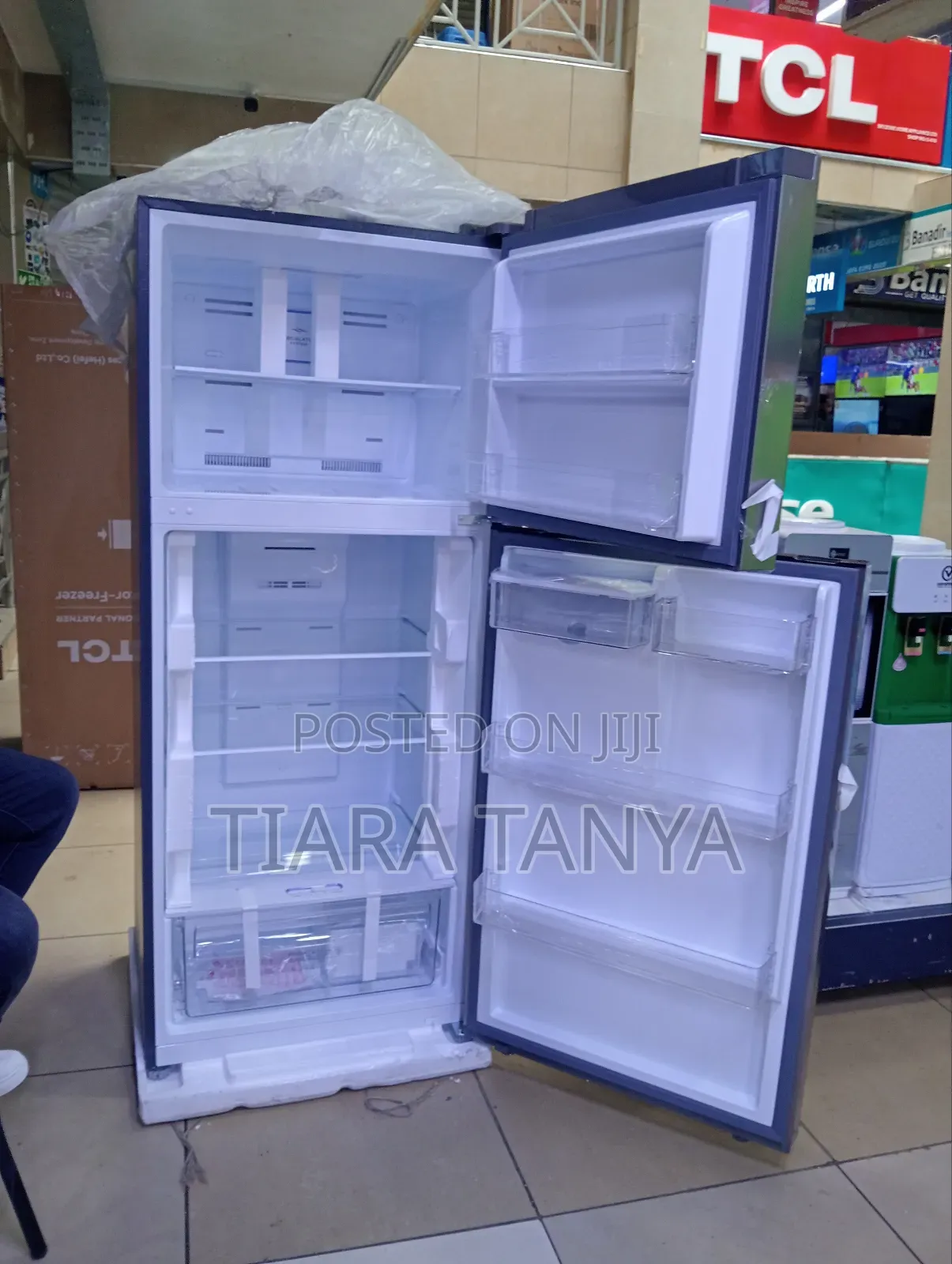 TCL P550tm 420 Litres Double Door Fridge