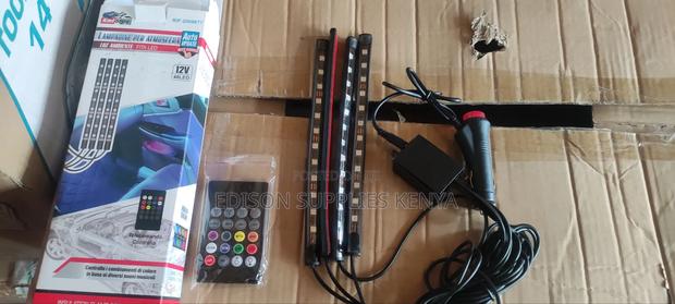 Car Ambient Lighting Strips Led Fancy Voice + Remote Control Dc 12v - thumbnail 5