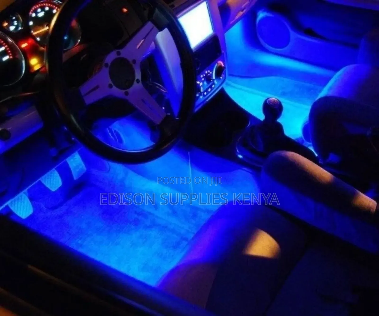 Car Ambient Lighting Strips Led Fancy Voice + Remote Control Dc 12v