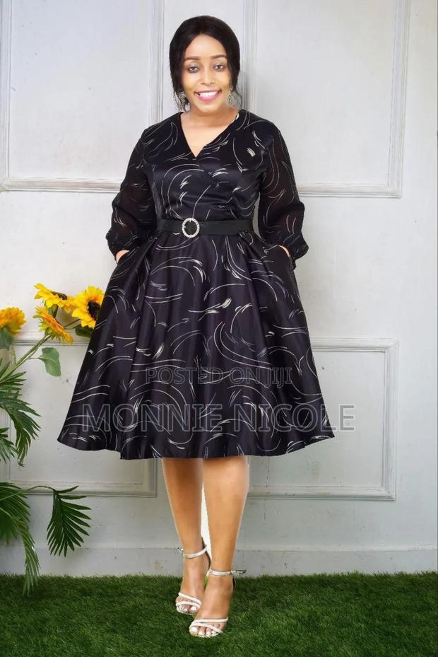 Trendy Black Skater Dresses - main view