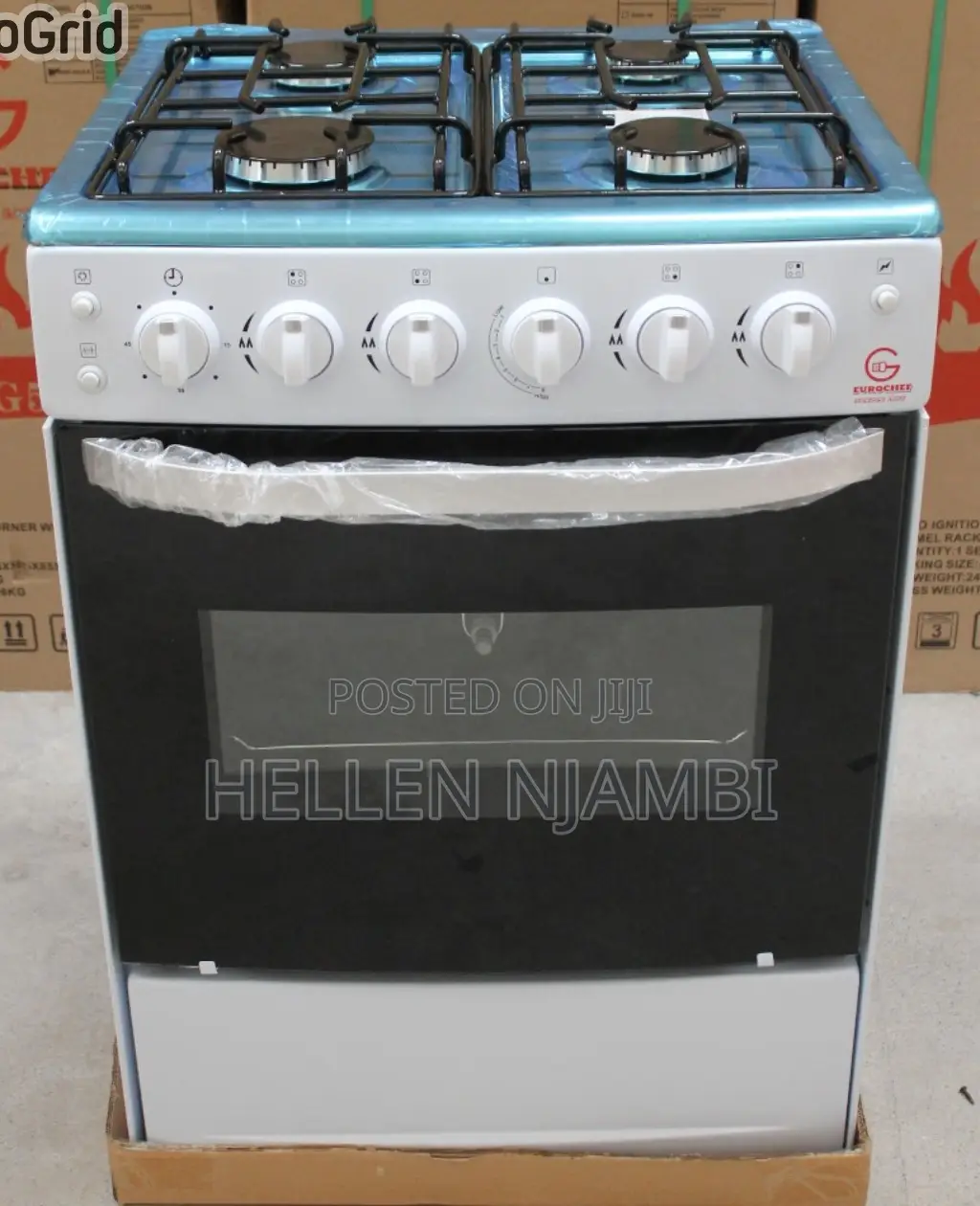 Eurochef 60 by 60 Full Gas Standing Jet Cooker