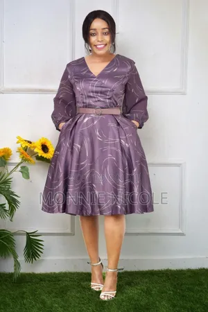 Elegant Round Skater Dress
