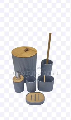 Round High Quality Bathroom Set of 6pc