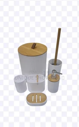 Round High Quality Bathroom Set of 6pc
