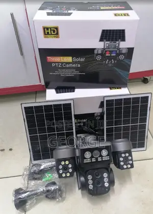 Quality Triple Lens 4g Solar With Two Panels